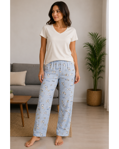 Pamuklu penguen Pijama Takımı